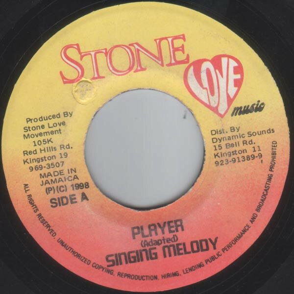 【中古】7インチ Singing Melody Player NONE Stone Love Music