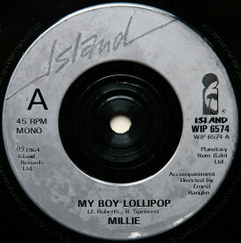 【中古】英7” Millie Small My Boy Lollipop / Oh Henry WIP6574 ISLAND /00080