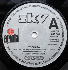 【中古】7” Sky Toccata ARO300 Ariola /00080