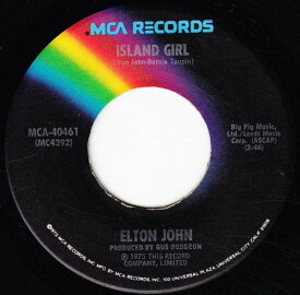 【中古】米7” Elton John Island Girl / Sugar On The Floor MCA40461 MCA Records /00080