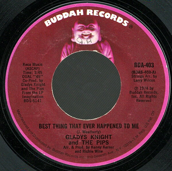 【中古】米7” Gladys Knight & The Pips Best Thing That Ever Happened To Me / Once In A Lif BDA403 Buddah Records /00080