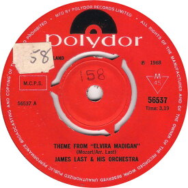 【中古】英7” Orchester James Last Theme From ”Elvira Madigan” 56537 Polydor /00080