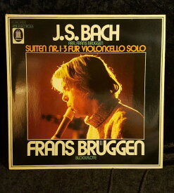 【中古】独LP Johann Sebastian Bach Arr. Fra Suiten Nr.1-3 Fur Violoncello Solo, Blockflote 1C06581833 EMI Electrola /00260