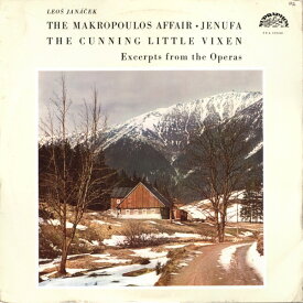 【中古】チェコスロバキアLP Leo Jana ek - Various The Makropoulos Affair / Jenufa / The Cunning Littl SUA10340 Supraphon /00260