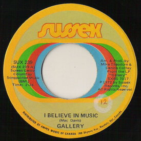 【中古】加7” Gallery I Believe In Music / Someone SUX239 Sussex /00080