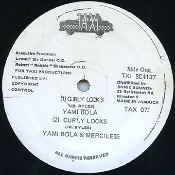 【中古】ジャマイカ12” Yami Bolo Curly Locks TXI864137 Taxi Productions /00250