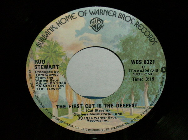 【中古】加7” Rod Stewart First Cut Is The Deepest / The Balltrap WBS8321 WARNER BROS /00080