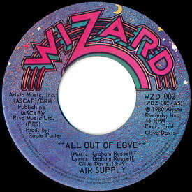 【中古】加7” Air Supply All Out Of Love WZD002 Wizard Records /00080
