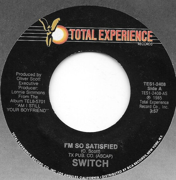 【中古】米7” Switch Im So Satisfied TES12408 Total Experience Rec /00080