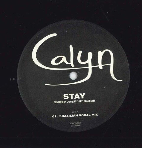 【中古】12” Calyn Tsukishima Stay (Remix) CALYN002 Rhythmedia Tribe /00250