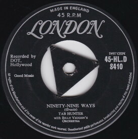 【中古】英7” Tab Hunter Ninety-nine Ways / Dont Get Around Much Anymore 45HLD8410 LONDON /00080