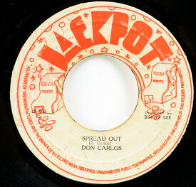 【中古】ジャマイカ7” Don Carlos Spread Out JP003 Jackpot /00080