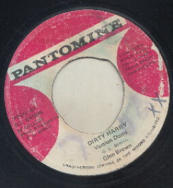 【中古】ジャマイカ7” Glen Brown Dirty Harry NONE Pantomine /00080