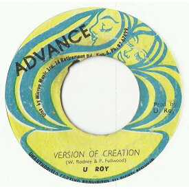 【中古】ジャマイカ7” U Roy Version Of Creation / Version NONE Advance /00080