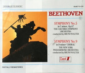 【中古】英2discs CD Beethoven, Columbia Symphony O Symphony No. 5 / Symphony No. 9 DUET5CD Duet /00220