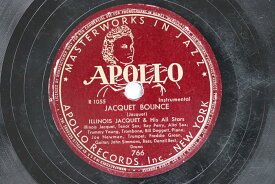 【中古】米78RPM/SP Illinois Jacquet Jumpin At Apollo / Jacquet Bounce 766 APOLLO /00500