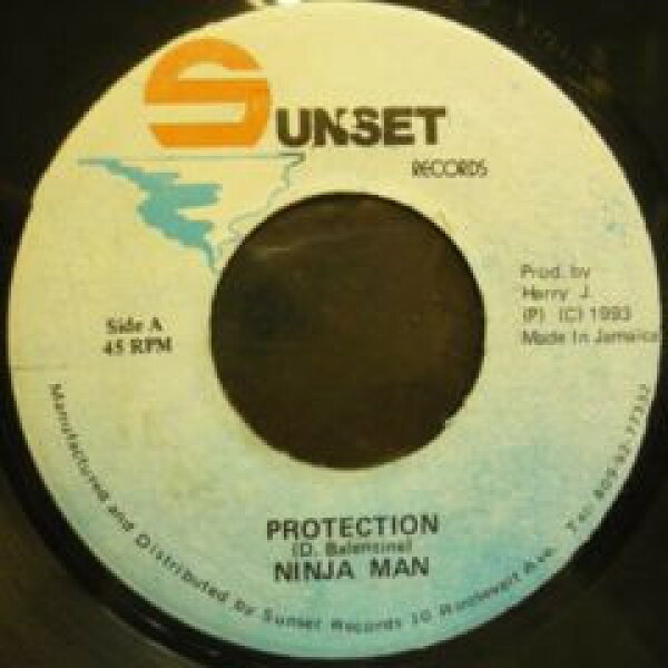 【中古】7” Ninjaman Protection NONE Sunset Records /00080