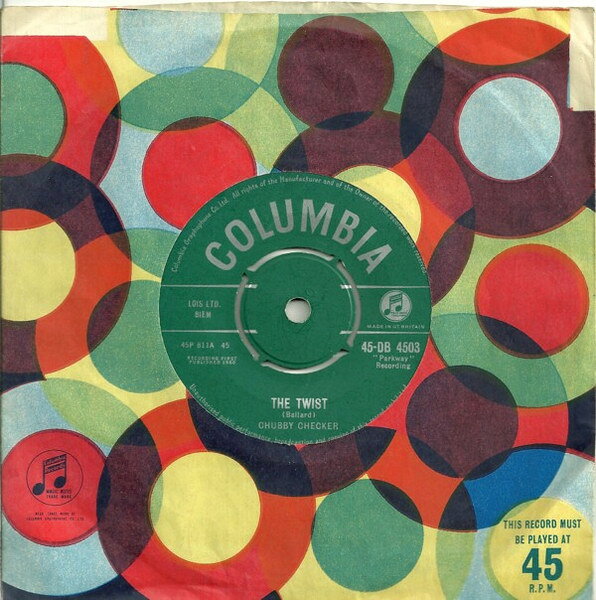 【中古】7” Chubby Checker The Twist 45DB4503 Columbia /00080
