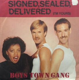 【中古】英12” Boys Town Gang Signed, Sealed, Delivered Im Yours ERCL102 ERC Records /00250