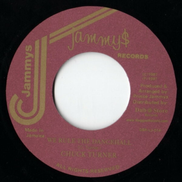 【中古】7” Chuck Turner We Rule The Dancehall DSRLJ014 Jammys Records, Dub  /00080