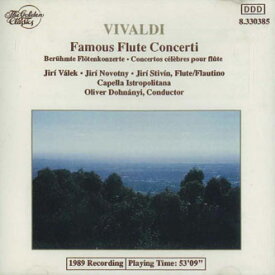 【中古】独CD Capella Istropolitana, Oliver Dohnanyi Vivaldi, Famous Flute Concerti 8330385 GOLDEN CLASSICS /00110