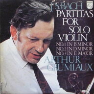 【中古】LP Arthur Grumiaux J.s. Bach: Partitas For Solo Violin X8554 PHILIPS Japan /00260