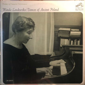 【中古】米LP Wanda Landowska Dances Of Ancient Poland LM2830 RCA Victor Red Seal, /00260