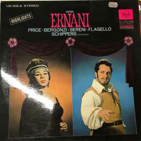 【中古】独LP Leontyne Price, Carlo Bergonzi Highlights From Verdis Ernani LSC3035 RCA Red Seal /00260
