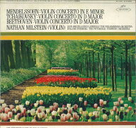 【中古】2discs LP Nathan Milstein, Leon Barzin, メンデルスゾーン / チャイコフスキー / ベートーヴェ…