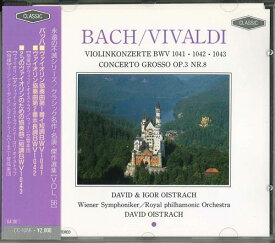 【中古】CD David &amp; Iror Oistrach, Wiener Bach / Vivaldi : Violin Konzerte CC1056 CLASSIC /00110