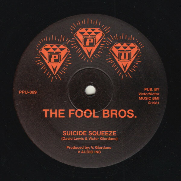 【新品】米12” Fool Bros. Suicide Squeeze PPU089 Peoples Potential Un /00250
