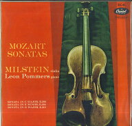 【中古】LP Mozart, Nathan Milstein, Leon ヴァイオリン ソナタ ハ長調, ヴァイオリン ソナタ ホ 2LC42 …
