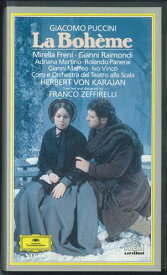 【中古】VHS ヘルベルト フォン カラヤン プッチーニ歌劇《ラ・ボエーム》全曲 W80V4002 POLY DOR /00300
