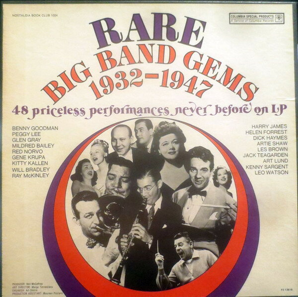 【中古】3discs LP Various Rare Big Band Gems 1932-1947 P313618 Columbia Special Pr /00780