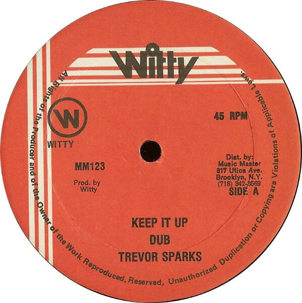【中古】12” Trevor Sparks Keep It Up / Wings Of Love MM123 Witty /00250