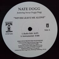 【中古】12” Nate Dogg, Snoop Dogg Never Leave Me Alone INT8P6061PROMO Interscope Records プロモ /…
