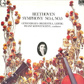 【中古】LP フランツ コンヴィチュニー指揮/ ベートーヴェン/交響曲第4番変ロ調作品60,第5番ハ短調 FG19 FONTANA