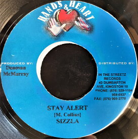 【中古】ジャマイカ7” Sizzla Stay Alert NONE Hands &amp; Heart /00080