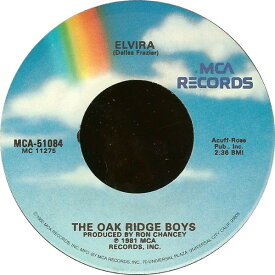 【中古】米7” Oak Ridge Boys Elvira MCA51084 MCA Records /00080