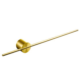 ★クリアランスSALE★在庫限りで販売終了！50cm タオルハンガー タオルかけ タオル掛け タオルバー 洗面所 キッチン トイレ おしゃれ オシャレ 北欧 韓国 シンプル モダン 壁 丸 ゴールド ブラック 金 黒 マット アルミ ネジ 50cm Recovery Me リカバリーミー