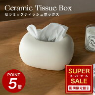 ★5%オフ&P5倍★ セラミック ティッシュケース おしゃれ かわいい 北欧 コンパクト 韓国 韓国インテリア …