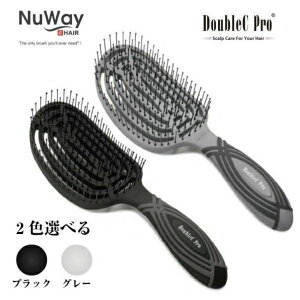 NuWay4hair �j���[�E�F�C DoubleCPro �w�A�X�J���v�u���V�y���{���㗤/SGS�F�؁z (�u���b�N/�O���[�j2�F�I�ׂ�