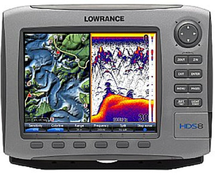 楽天市場】【在庫限り】ローランス/LOWRANCE 魚群探知機/魚探 HDS-8  