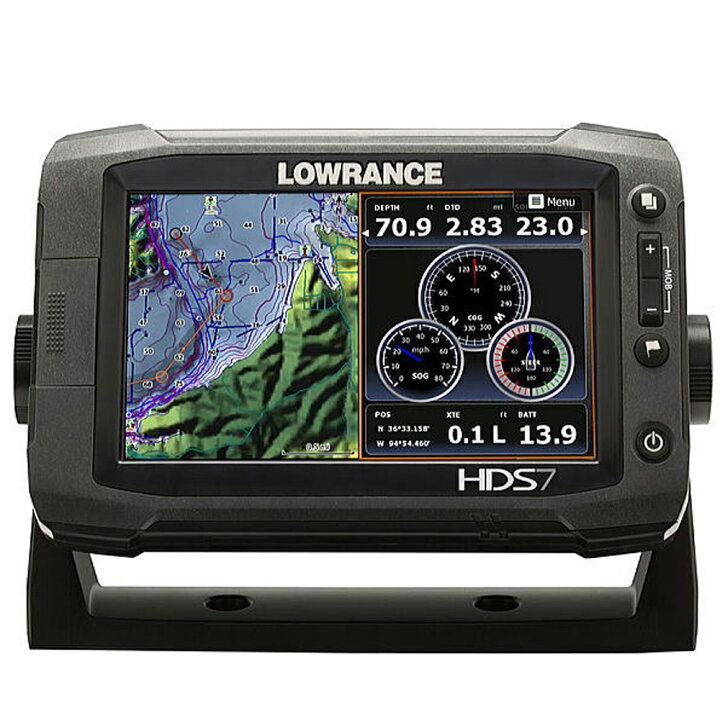 楽天市場】【在庫限り】ローランス/LOWRANCE 魚群探知機/魚探 HDS-7 