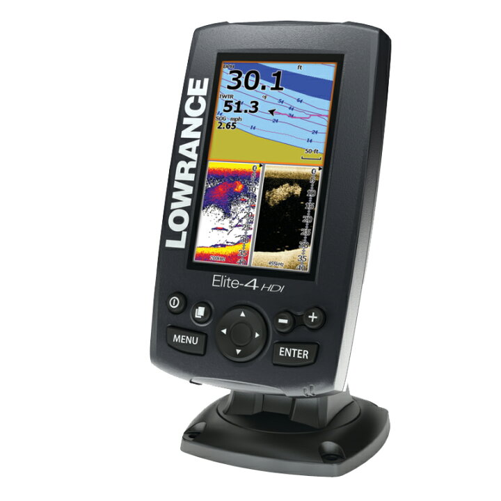 楽天市場】【在庫限り】ローランス/LOWRANCE 魚群探知機/魚探 Elite-4 