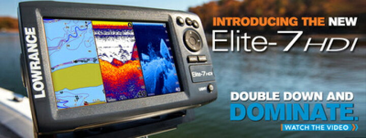 楽天市場】【在庫限り】ローランス/LOWRANCE 魚群探知機/魚探 Elite7 