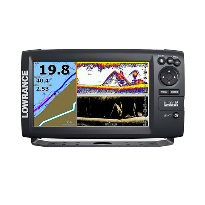 楽天市場】【在庫限り】ローランス/LOWRANCE 魚群探知機/魚探 Elite9 
