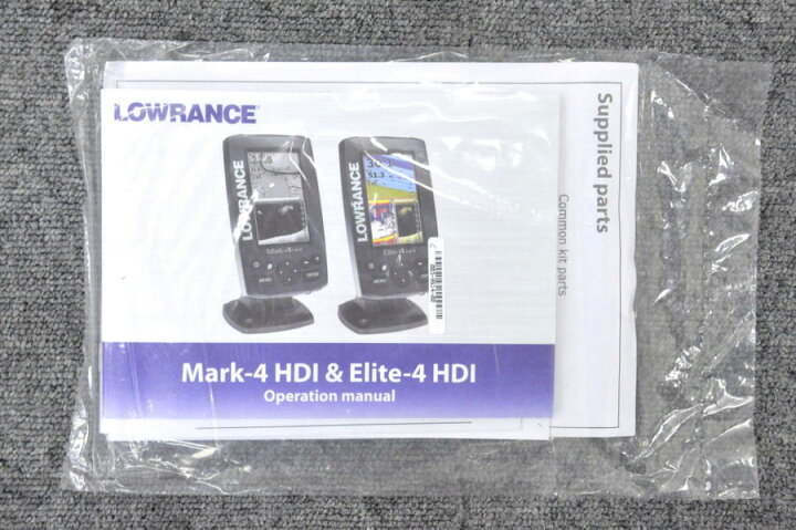 楽天市場】【在庫限り】ローランス/LOWRANCE 魚群探知機/魚探 Elite-4  