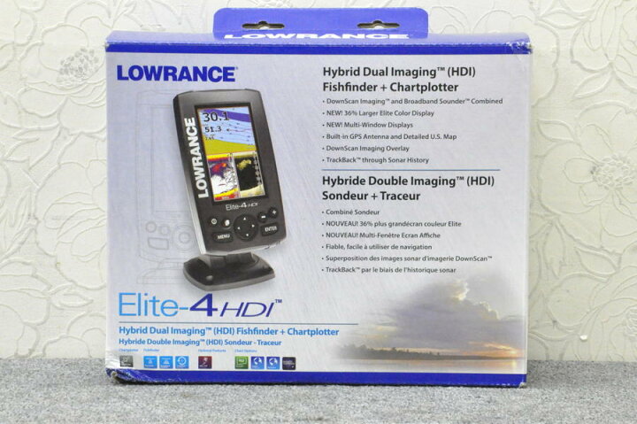 楽天市場】【在庫限り】ローランス/LOWRANCE 魚群探知機/魚探 Elite-4 