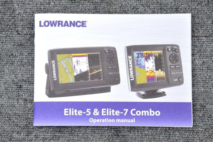 楽天市場】【在庫限り】ローランス/LOWRANCE 魚群探知機/魚探 Elite5 